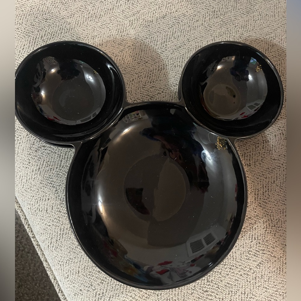 Black Mickey Mouse Shaped Bowl